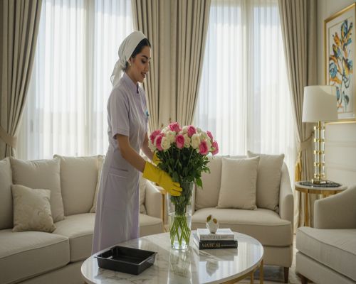 عاملة منزلية بالشهر الخرج